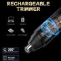 Tondeuse Nez, Tondeuse Nez Oreilles Homme, Tondeuse Nez Rechargeable Par USB Indolore, Rasoir Nez Homme du Visage, Coupe Poils N