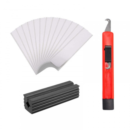 MiOYOOW Kits de Poignées de Golf, Comprend 13 Bandes 1 Lame à Crochet Et 1 Pince en Caoutchouc pour Golfeur