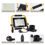 50W Projecteur LED, 5000LM Super Brillant Projecteur LED Extérieur IP66 Etanche, Éclairage de Sécurité Extérieur pour Terrains, 