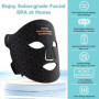 Masque LED Visage Luminothérapie,Masque de Thérapie Lumière Rouge,Masque Facial Led Visage Rajeunissant,Masque Lumière Proche In
