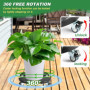 UCAMP Porte Plante a roulettes Réglable 40-48cm,Support Plante avec Roues Pivotantes à 360°,Capacité de Charge Maximale 300KG,Su