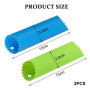 2 Pièce Epluche Ail en Silicone, de Peau Presse-ail Professionnel,Rouleaux D'éplucheur D'ail Peeling, Accessoire de Cuisine pour