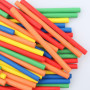 100 Numérique Bâtonnets en bois,Abacus Mathematiques Bouliers, Bâtons de comptage en bois,pour Apprends à Compter,Éducatif pour 