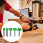 Queue Mèches de Routeur Bits, 6 mm, 5 Pcs, Tige Routeur Core Box Bits Fraise, à Rainure Ronde Outils à Bois, Nez Rond Core Box R