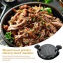 Mtlhbcg Broyeur De Poulet, Hachoir à poulet, poignée ergonomique, Avec couvercle transparent,25 cm,Grand hachoir manuel,Lavable 