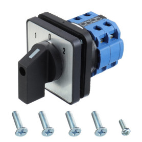 SIGANDG Commutateur de transfert 20A/660V came rotative de commande à 8 bornes 3 positions SZW26-20/D202.2