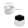 N/S MoK 20 Pièces Cache Ecrou 17 mm, Ecrou Couvre avec Outil Demontage, Écrou de Roue de Jante Cache, pour Voitures, Capuchon de