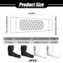 Eowppue Lot de 4 Coudières de Sport - Confort Supérieur Protège-Bras de Volley-Ball, Protège-Bras épaissis Idéal pour Divers Spo