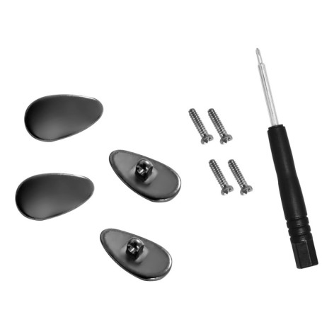 HiCycle2 Plaquettes de nez à visser en titane pur pour lunettes de soleil Oakley et Tom Ford avec vis et jeu de tournevis