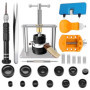 GLDCAPA Kit Changement Pile Montre, Presse de Boîtier Montre, Kit Outil Montre, Tournevis Reparation Horloger, Outil pour Ouvre 