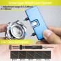GLDCAPA Kit Changement Pile Montre, Presse de Boîtier Montre, Kit Outil Montre, Tournevis Reparation Horloger, Outil pour Ouvre 