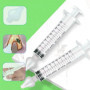 2 Pcs Nasale Bebe, Mouche-bébé, Portable Irrigateur Nasal 10ml, Irrigation Nasale, avec Embout d'Aspiration Nasale en Silicone N