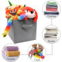 Sosayet Lot de 4 cubes de rangement pliants, 26 x 26 x 28 cm Boîtes de Rangement Ouvertes en Textile Non-Tissé, Tiroir en Tissu,