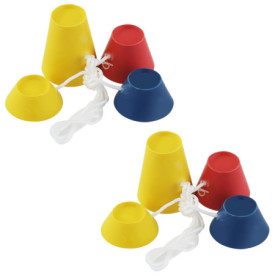 Lot de 8 Tees de Golf Jumbo en Caoutchouc Taille de Mélange, Tees de Golf d'hiver en Caoutchouc, Différentes Hauteurs et Tees de