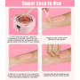 Chauffe cire epilation professionnelle, kit epilation cire 5 paquets de perles d’épilation, 1 bol en silicone et 30 bâtonnets de
