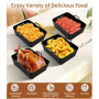 2 pièces Moule Silicone Air Fryer pour Ninja Foodi Dual Zone AF400EU 9.5L, Accessoires Air Fryer pour Ninja Double Stack XL SL40