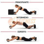 FIT Fitness AB Roller | Grande roue antidérapante pour Abdominaux, bras, épaules et dos. Renforcez l'entraînement à la maison | 