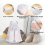 Mokaskaidj Sac Chaussures, 10 Pièces 40 x 30cm Sac à Chaussures Voyage Givré Housses, Sac à Cordon Anti-Poussière pour Chaussure