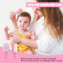 Mokaskaidj 12Pcs Trousse de Soin Bebe Naissance, Trousse de Toilette Bebe, Sets et Trousses de Toilette, Ensemble Sécurité pour 