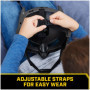 DC Comics Masque de Batman armure Up avec visière, plus de 15 sons et phrases, lumineux, piles incluses, costume de super héros,