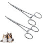 LUMOOM 2PCS Décrocheur À Hameçon, Pince À Lancer, Têtes Courbées, Pince Hémostatique Pour Chats Et Chiens, Pince À Pêche, Pince 