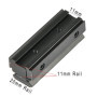 JASHKE Monture de Lunette Base 11 mm à 20 mm 11 mm à 11 mm Rail en Queue d'aronde Picatinny Weaver 11 mm Convertir l'adaptateur