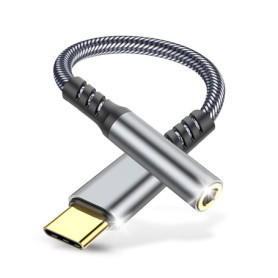 Adaptateur USBC vers Jack avec DAC | Compatible Samsung, Xiaomi, iPad