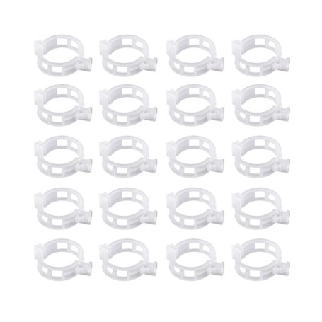 Hazrcvr Support pour Plantes 200 Pièces Jardin Plantes Clips Tuteur Tomate Accroche Tomates Clips de Support de Plantes ​Clip Vi