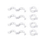 Hazrcvr Support pour Plantes 200 Pièces Jardin Plantes Clips Tuteur Tomate Accroche Tomates Clips de Support de Plantes ​Clip Vi