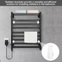 6 Pièces Fixation Seche Serviette Fixation Radiateur Fonte Support Radiateur Distance Réglable Support Radiateur Convient aux Ra