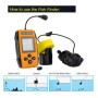 Sonar 100M Fish Finder 45 Degrés - Echo Sondeur Avec Alarme et Transducteur Pour Pêche Sous-Marine en Lac et Mer