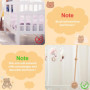 Litimkat Support mobile pour lit bébé, support mobile bébé réglable en hauteur en bois, adapté aux lits d'enfants et aux tables 