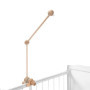 Kasanni Support Mobile Bebe, support mobile bébé réglable en hauteur en bois, adapté aux lits d'enfants Suspension Carillons éol