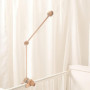 Kasanni Support Mobile Bebe, support mobile bébé réglable en hauteur en bois, adapté aux lits d'enfants Suspension Carillons éol