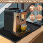 Royouzi Tapis pour Machine à Café，48 x 29 cm Silicone Antidérapant Tapis pour Machine à Café Entièrement Automatique, Attraper L