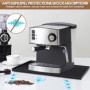 Royouzi Tapis pour Machine à Café，48 x 29 cm Silicone Antidérapant Tapis pour Machine à Café Entièrement Automatique, Attraper L
