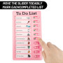 Mkitnvy 4 Pièces Tableaux de Tâches à Faire pour Enfants, Liste de Choses à Faire avec 10 Feuilles de Papier Vierge, Memo Plasti