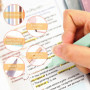 Surligneurs Pastel, 12pcs Double Tête Surligneurs Pastel Esthétiques de La Bible,Double Tête Surligneurs, Highlighters de Mignon
