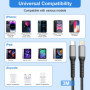 Câble USB C iPhone 3M, Cable USB C vers Lightning 3M Long [Apple Certifié MFi] Câble iPhone Charge Rapide Fil Chargeur iPhone Ra
