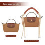 Sangle Sac Longchamp, Main Sac Bandoulière Femmes, Bandoulière pour Sac Longchamp, 38cm Bretelle Remplacement Bag Purse Strap Ré