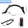 Foydream Garde Boue Trottinette, Electrique Garde Boue Arrière Trottinette Support Métallique pour Xiaomi Mijia M365 1s Essentia