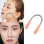 Epilateur Visage, 2 Pcs Épilateur de Visage à Ressort, Epilateur Visage en Métal, Épilateur À Bâtonnets D'Épilation Du Visage, O