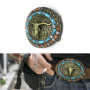 HASLED Boucle Ceinture Tête de Vache, Boucles de Ceinture Cowboy 99 x 75mm, Matériau en Alliage de Zinc, Tribu Unique - Boucles 