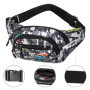 Waist Bag Camo Grande Capacité Sac Banane 1pcs Sport Sacs Bananes De Randonnée Vintage Tendance Imperméable Tissu Nylon avec Fer