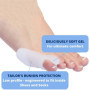 Bunionette Correcteur, 4X Correcteur Petit Orteil Silicone Gel pour Hommes et femmes, Prothese Attelle Bunionette pour Marteau O
