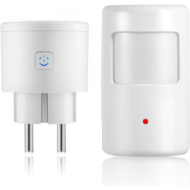 Prise avec Détecteur de Mouvement, Prise avec Capteur de Mouvement, Détecteur de Passage avec Interrupteur Piles, Infrarouge PIR