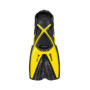 Mares - Palmes Aquazone X-One, Palmes Snorkeling Adulte - Unisex, Jaune, M/L