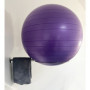 Support Mural en Acier Inoxydable pour Ballon de Yoga et de Stabilité - Rangement Robuste pour Exercices, 32 cm à 86 cm, avec Vi