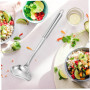 2 Pièces Ustensiles de Cuisine Inox Ustensiles de Louche Inox Cuillères à Céréales Couverts à Salade à Sauce à Miel,pour la Cuis