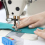 Aiguilles de Machine à Coudre 30Pcs, Universelles Régulière Standard Aiguilles en Métal avec Bouteilles 65/9, 75/11, 90/14, 100/